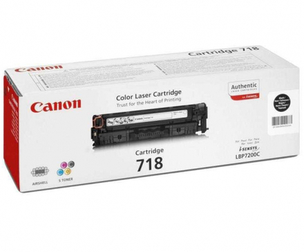 Картридж Canon 718 Bk (2662B002) черный