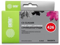 Картридж Cactus CS-CLI426M пурпурный для Canon