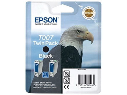 Картридж Epson C13T00740210 (T007) черный (2шт. в упаковке)
