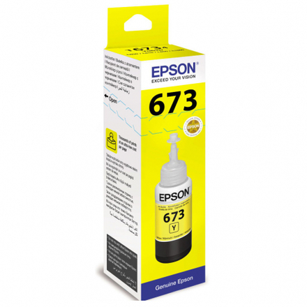 Контейнер с желтыми чернилами Epson 673 (T67344A/C13T67344A)